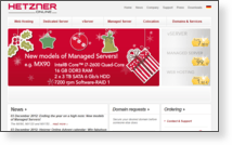 Hetzner Online Ag - Site Screenshot